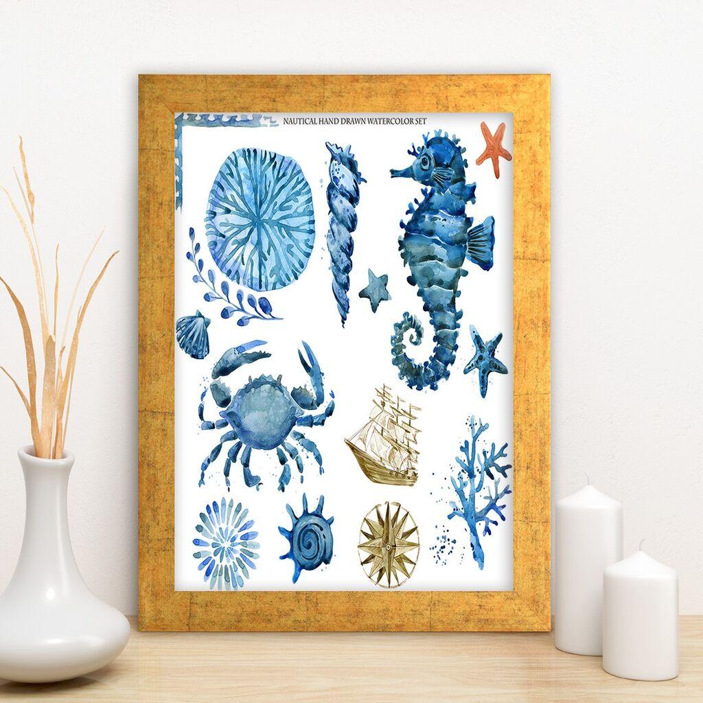 Uokvirena slika Wallity AC11085476691, 24x29 cm