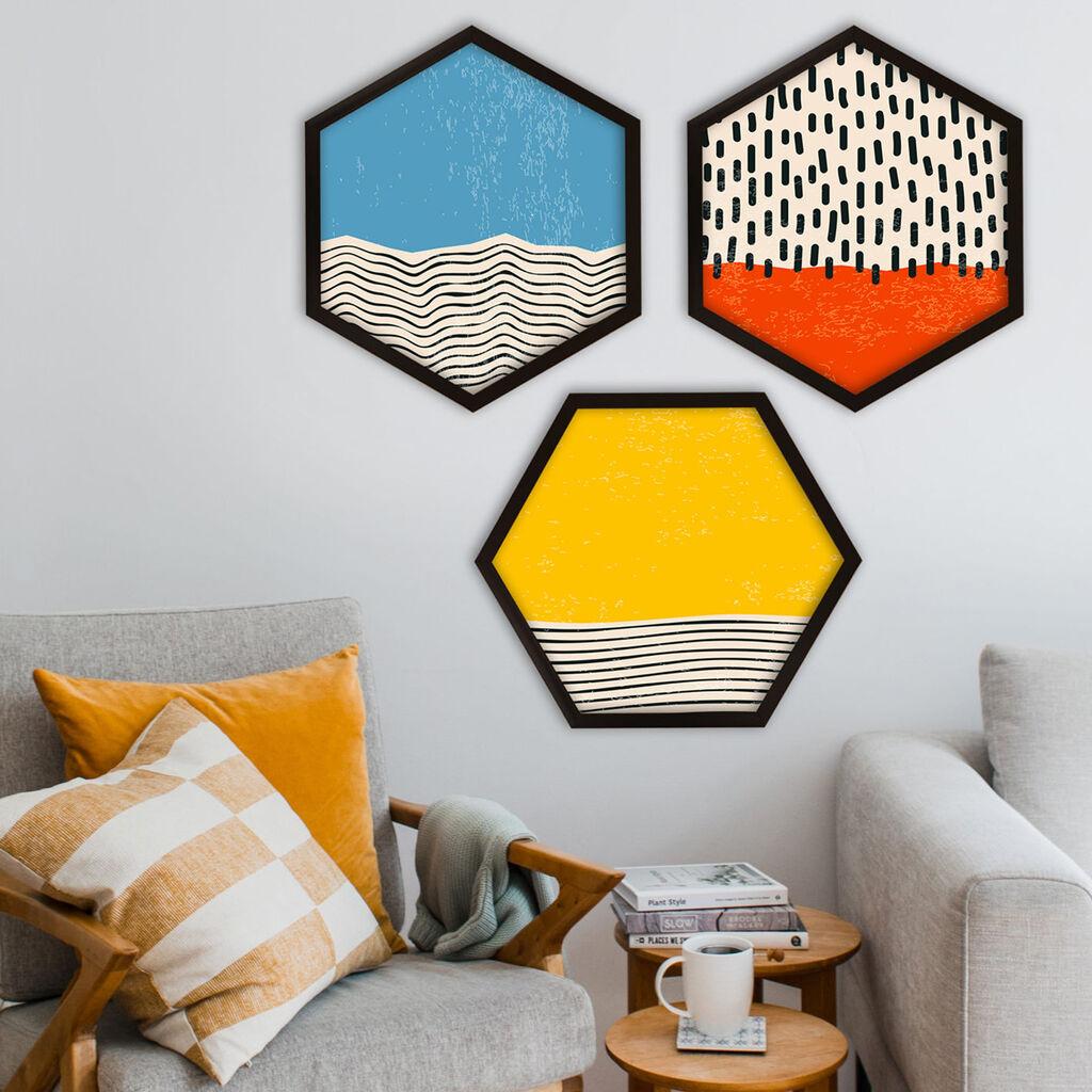 Wallity Uokvirena slika 6GEN171482, 35x35 cm, 3 dijela