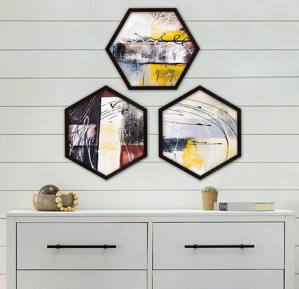 Wallity Uokvirena slika 6GEN118869, 35x35 cm, 3 dijela