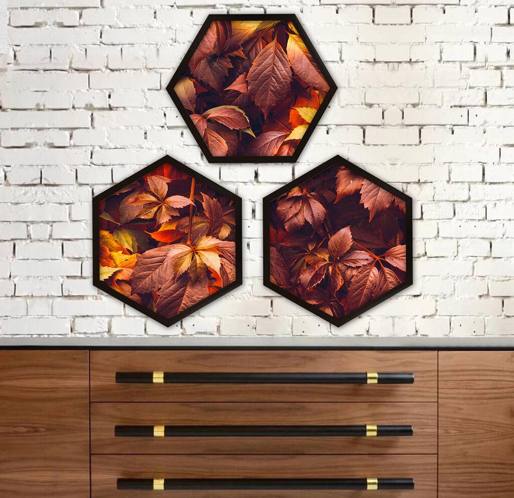 Wallity Uokvirena slika 6GEN486090697, 35x35 cm, 3 dijela