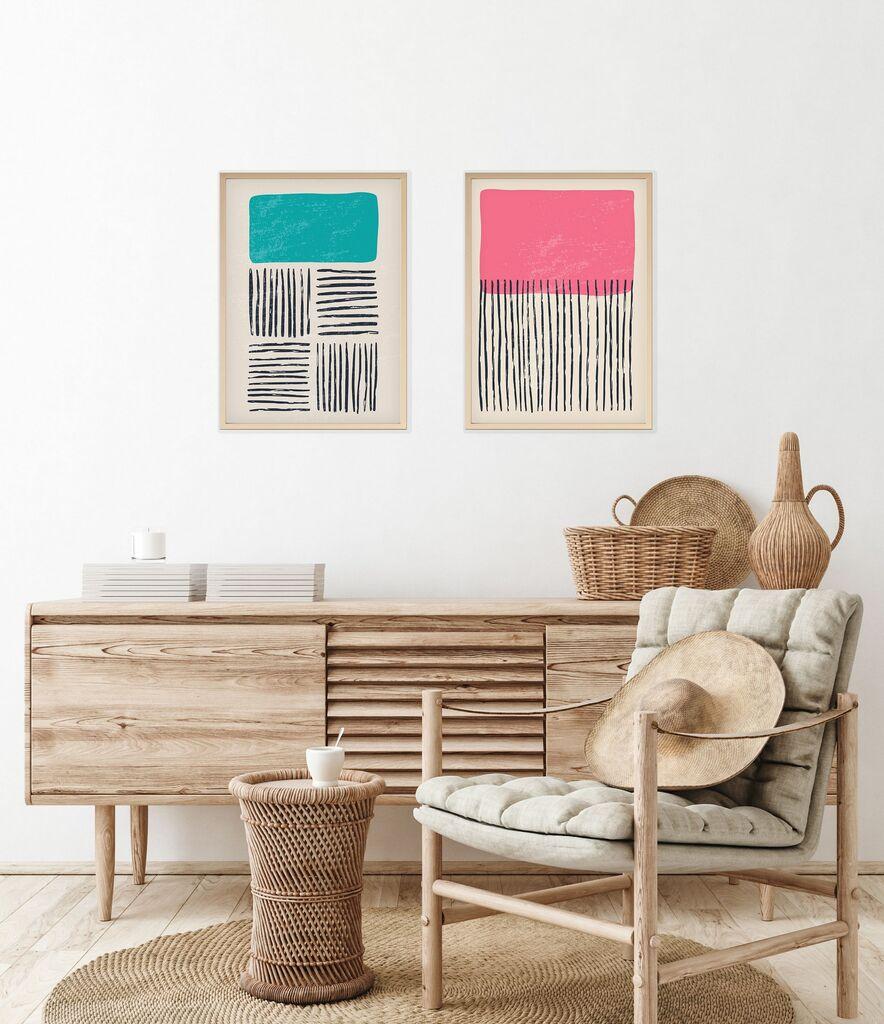 Uramljena slika Wallity Huhu39, 30x40 cm, 2 dijela