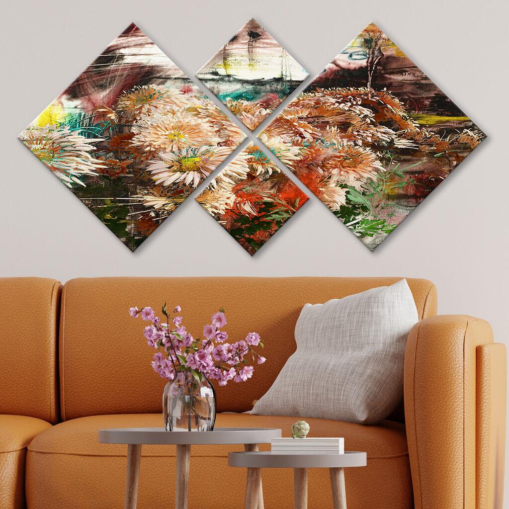 Wallity slika 4MDF230311957, 60x115 cm, 4 dijela