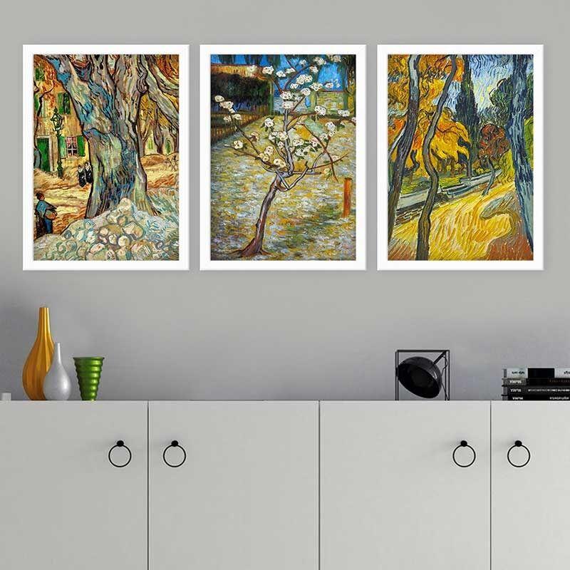 Wallity Uokvirena slika 3BC_UN87641_5575, 55x75 cm, 3 dijela