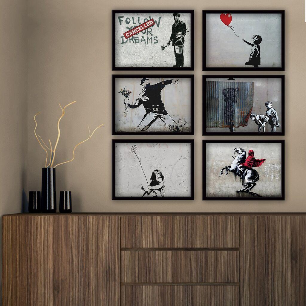 Wallity Uokvirena slika 6BC9625_2530, 25x30 cm, 6 dijelova