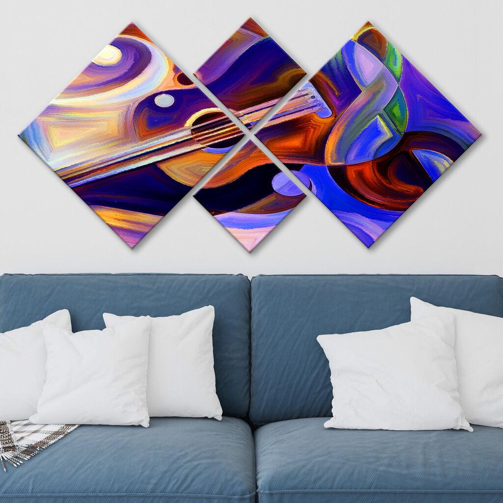 Wallity slika 4MDF225929653, 60x115 cm, 4 dijela