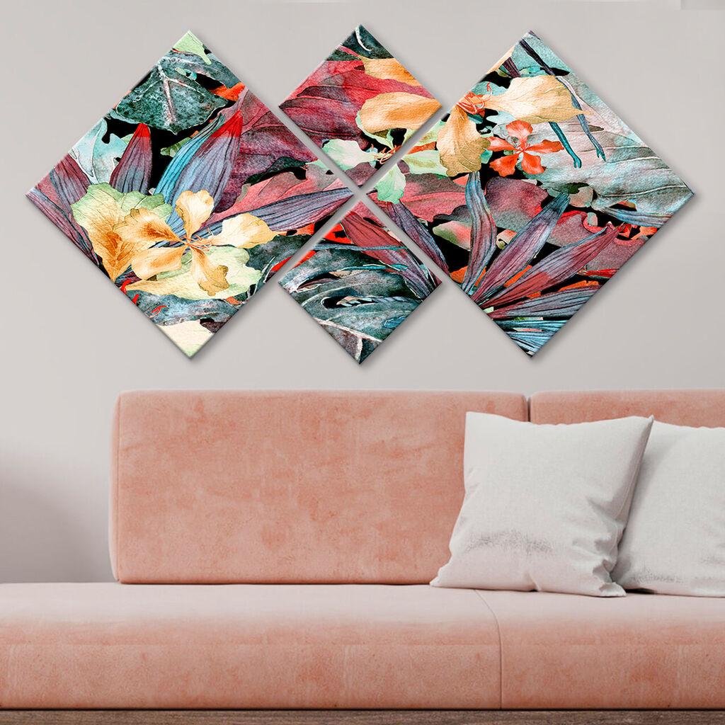 Wallity slika 4MDF794486410, 60x115 cm, 4 dijela