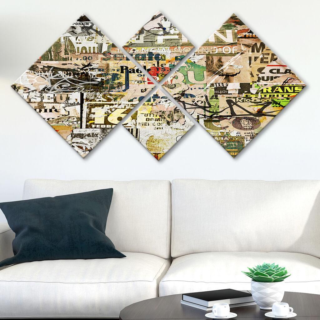 Wallity slika 4MDF27905032, 60x115 cm, 4 dijela