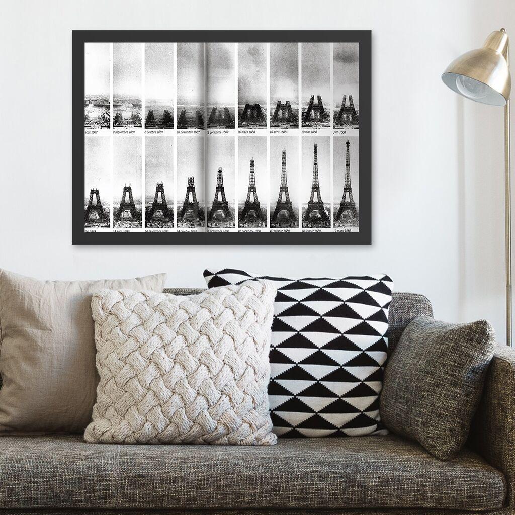 Wallity Uramljena slika Eiffel Tower 5, 55x75 cm