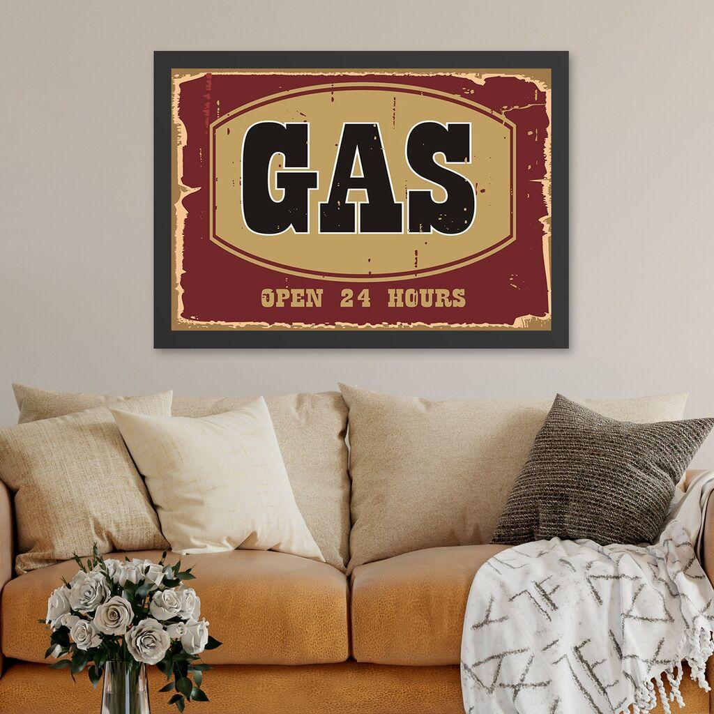 Wallity Uramljena slika Gas, 55x75 cm
