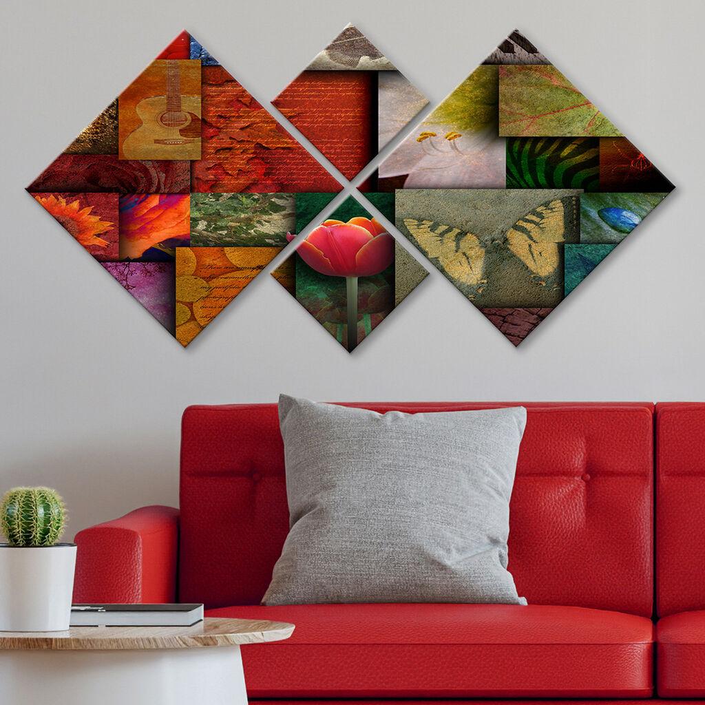 Wallity slika 4MDF98312126, 60x115 cm, 4 dijela