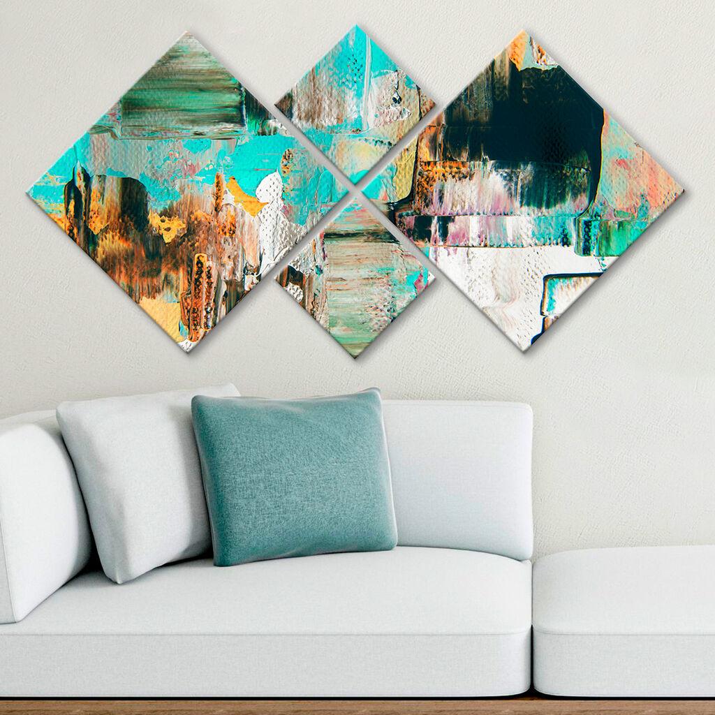 Wallity slika 4MDF3474212, 60x115 cm, 4 dijela