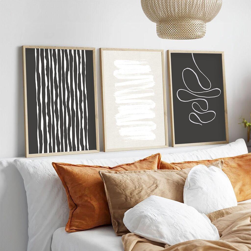 Wallity Uramljena slika Huhu235, 30x40 cm , 3 dijela