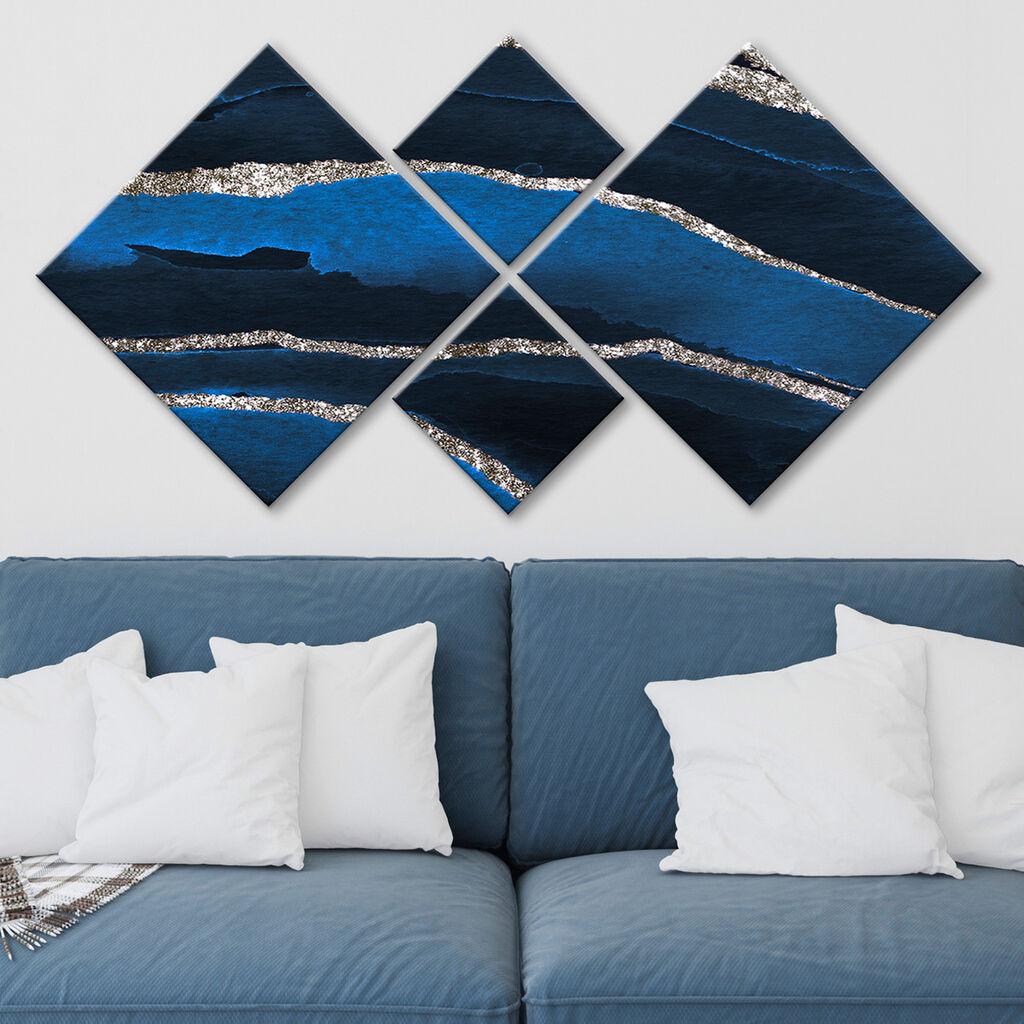 Wallity slika 4MDF2051447, 60x115 cm, 4 dijela