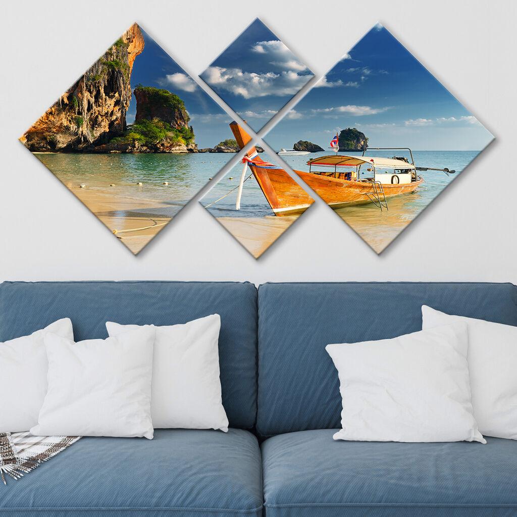 Wallity slika 4MDF5912084, 60x115 cm, 4 dijela