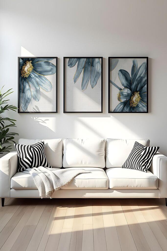 Wallity Uramljena slika Huhu473S, 35x50 cm , 3 dijela