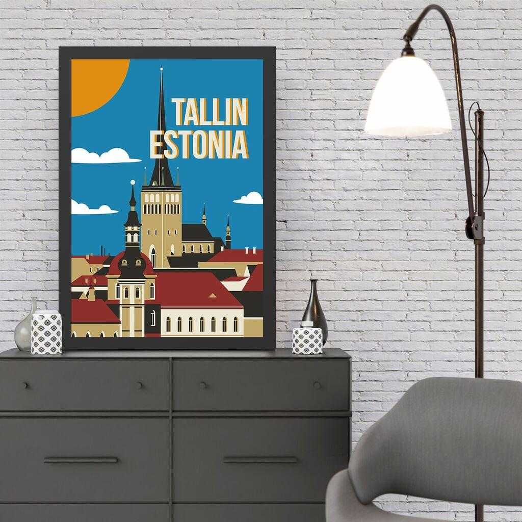 Wallity Uramljena slika Tallin, 40x55 cm