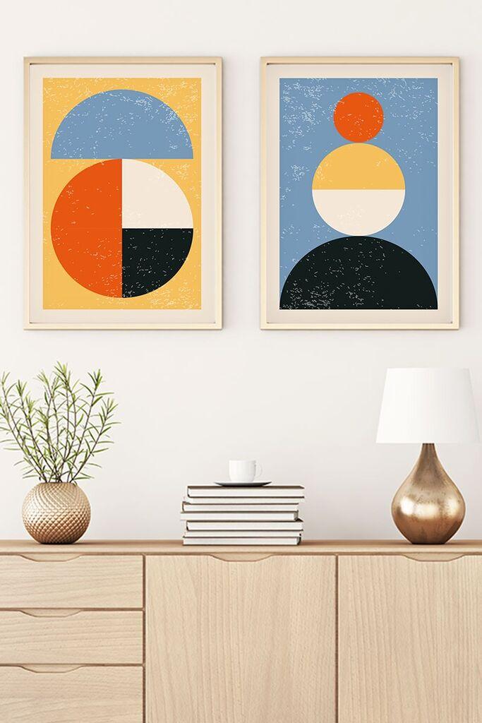 Wallity Uramljena slika Huhu14, 35x50 cm , 2 dijela