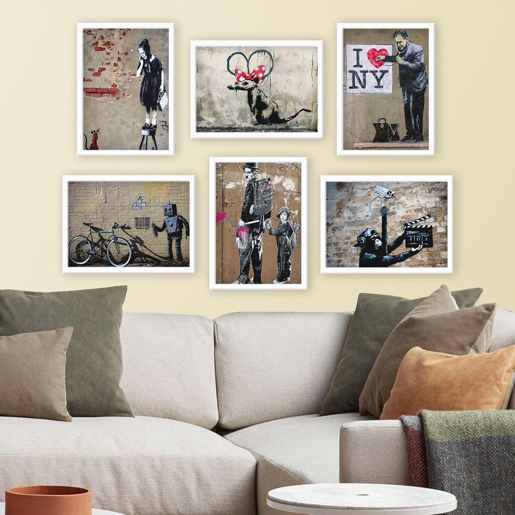 Wallity Uokvirena slika 6SC9623_3545, 35x45 cm, 6 dijelova