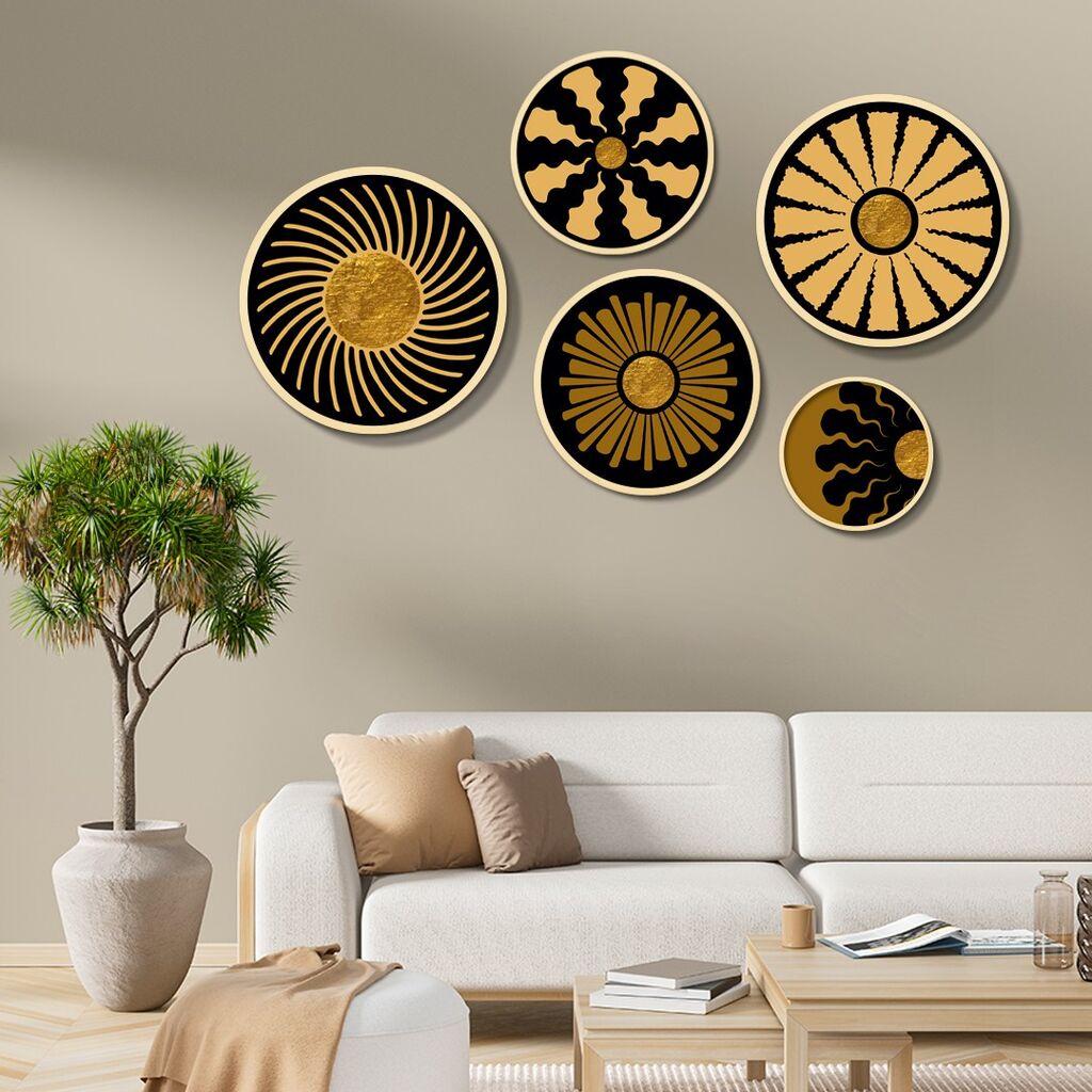 Wallity Uokvirena slika Yats-08, 5 dijelova