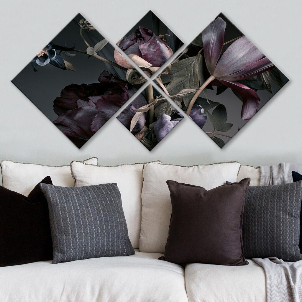 Wallity slika 4MDF1413272651, 60x115 cm, 4 dijela