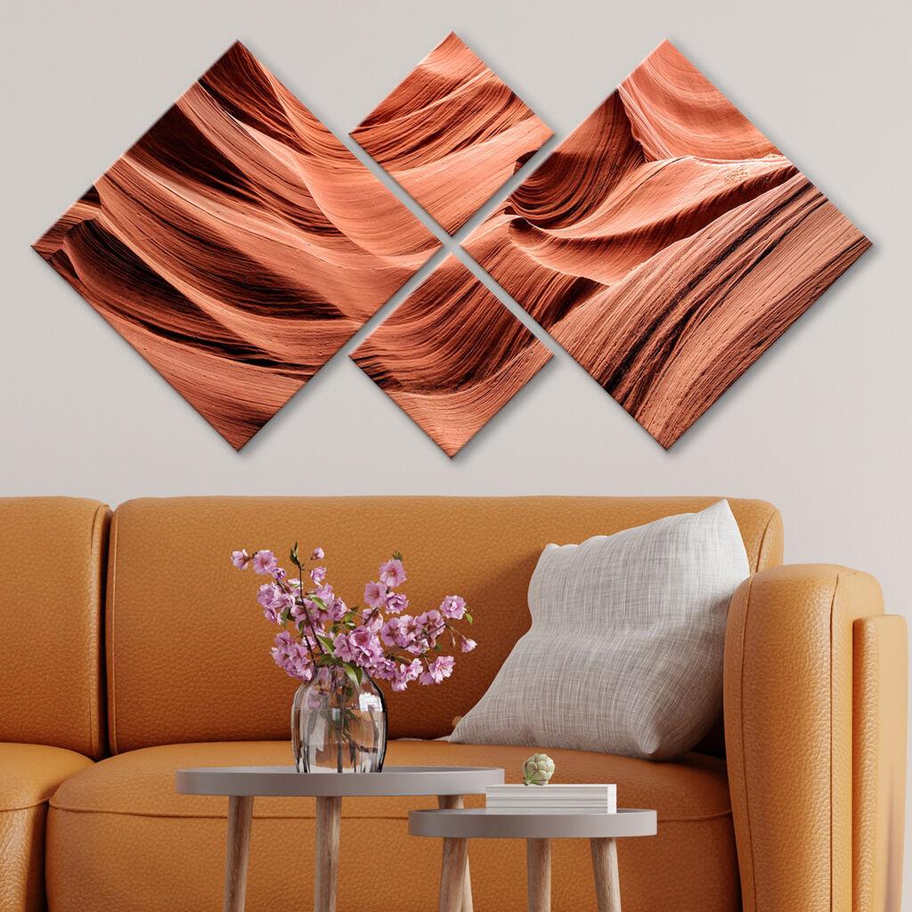 Wallity slika 4MDF3297900, 60x115 cm, 4 dijela