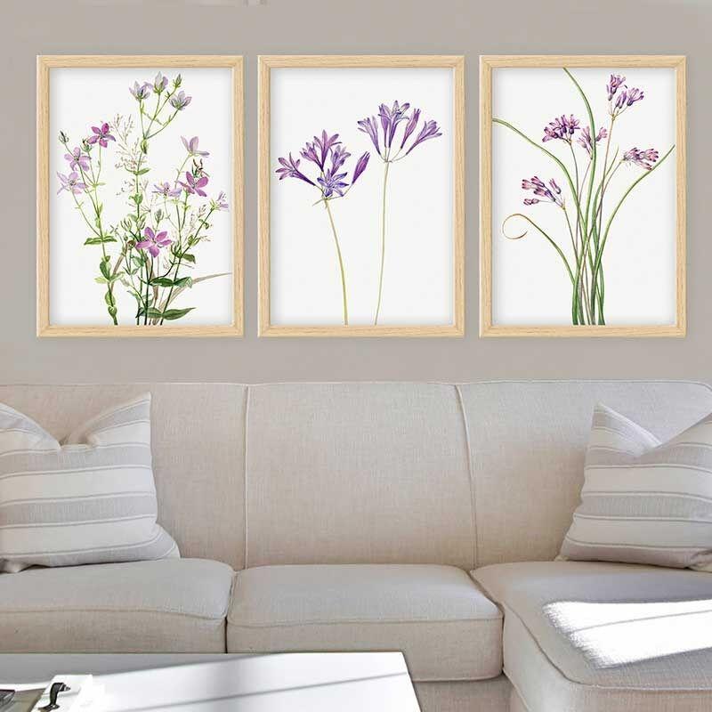 Wallity Uokvirena slika 3NTC_2613520_5575, 55x75 cm, 3 dijela