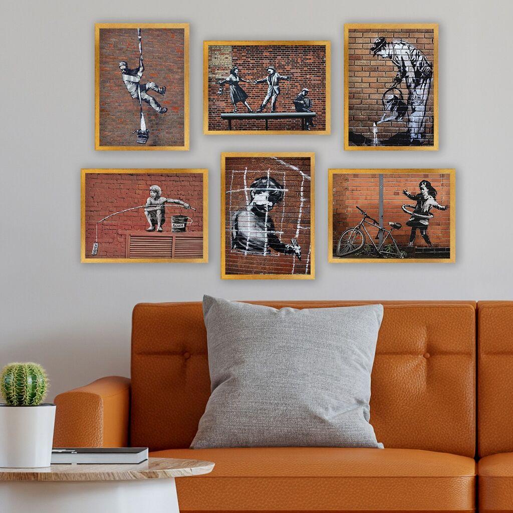 Wallity Uokvirena slika 6AC9624_3545, 35x45 cm, 6 dijelova