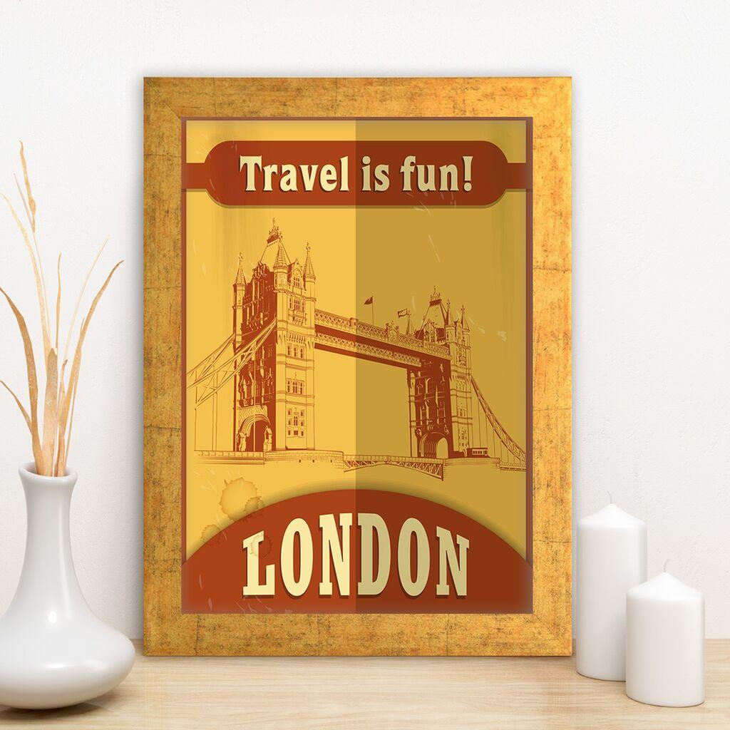 Uokvirena slika Wallity AC1913995674, 24x29 cm