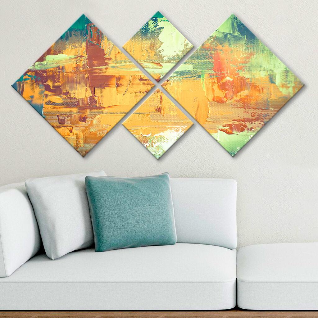 Wallity slika 4MDF433209355, 60x115 cm, 4 dijela