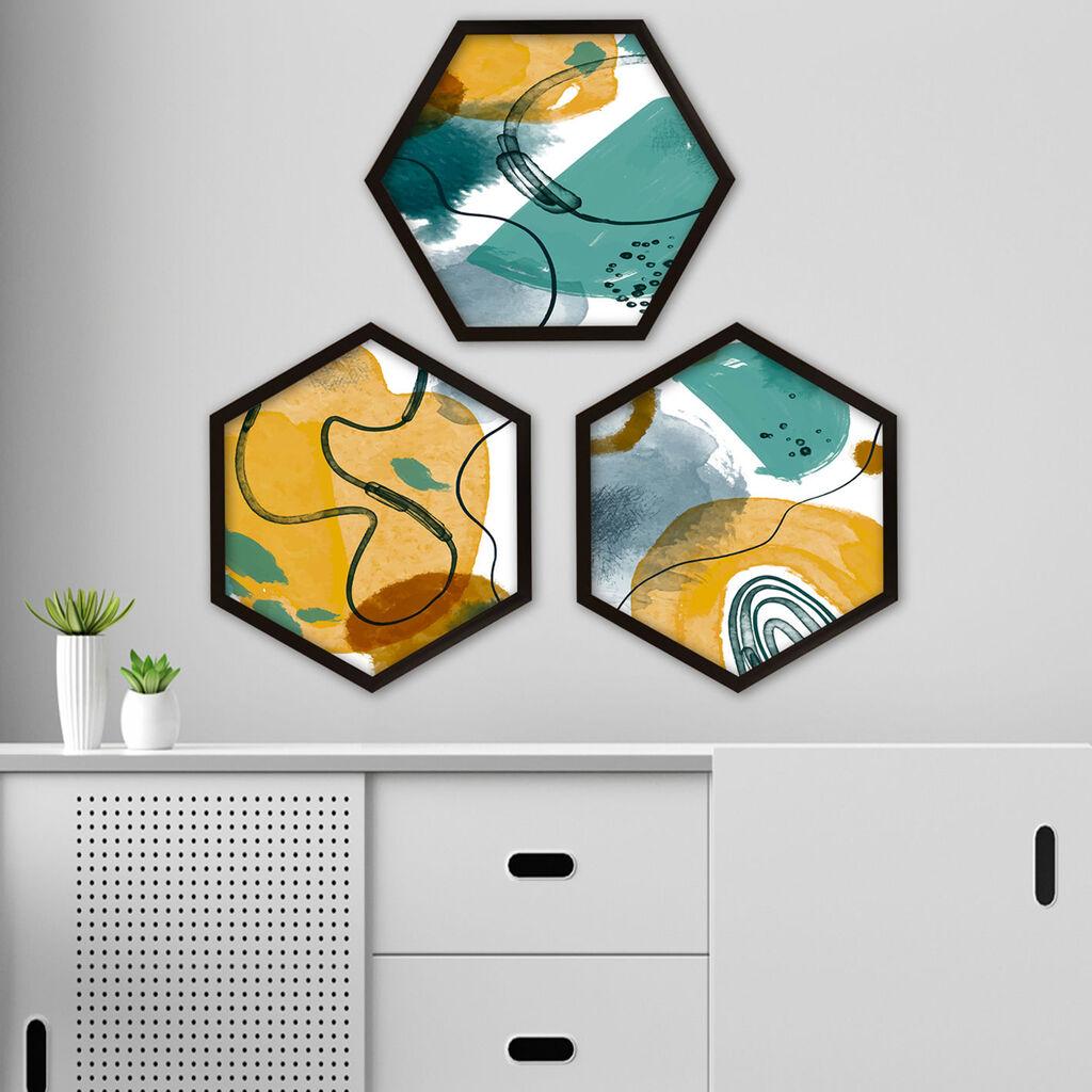 Wallity Uokvirena slika 6GEN5237331, 35x35 cm, 3 dijela