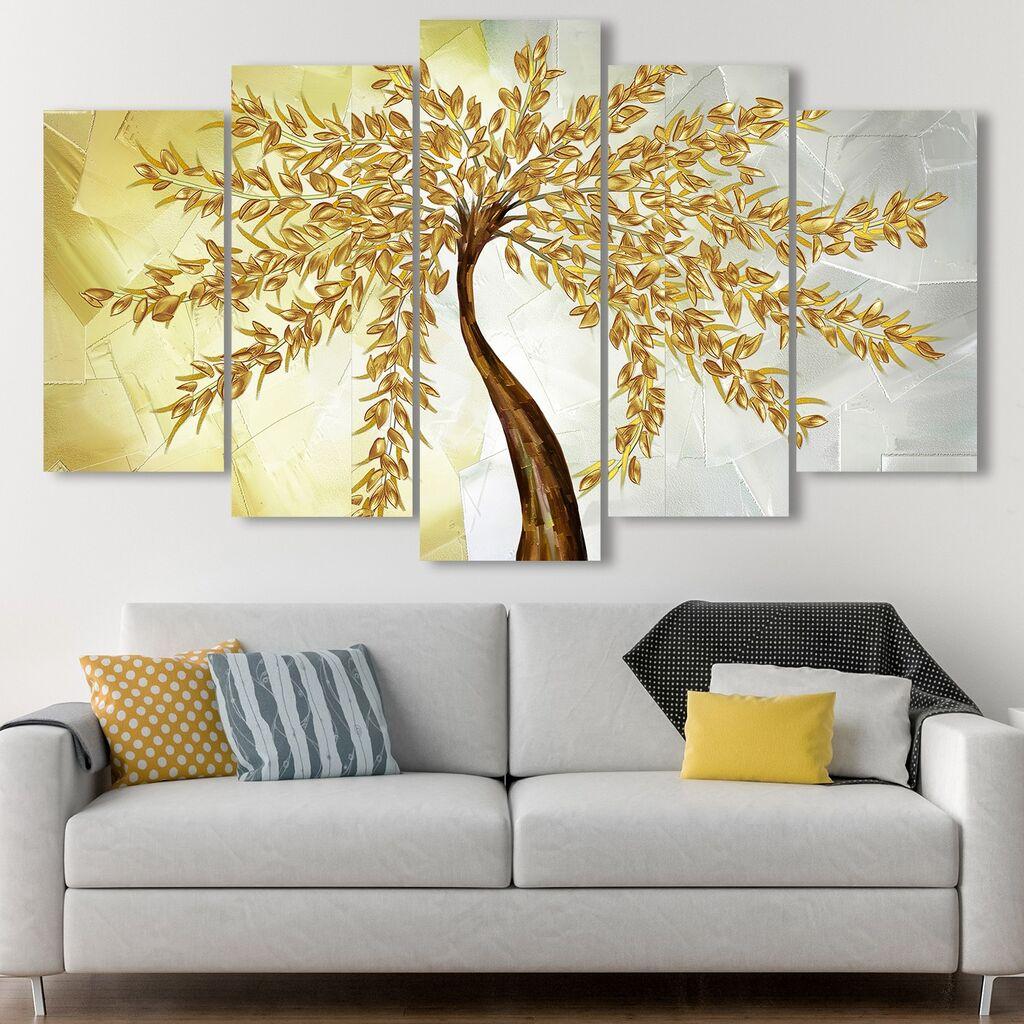 Wallity slika 5MDF4594_60100, 100x60 cm, 5 dijelova