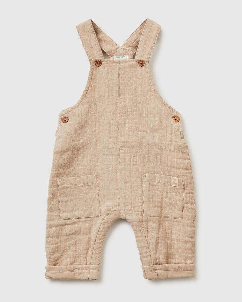 Benetton Kombinezon za bebe 4HRGAT01LW-3A6-68, Bež