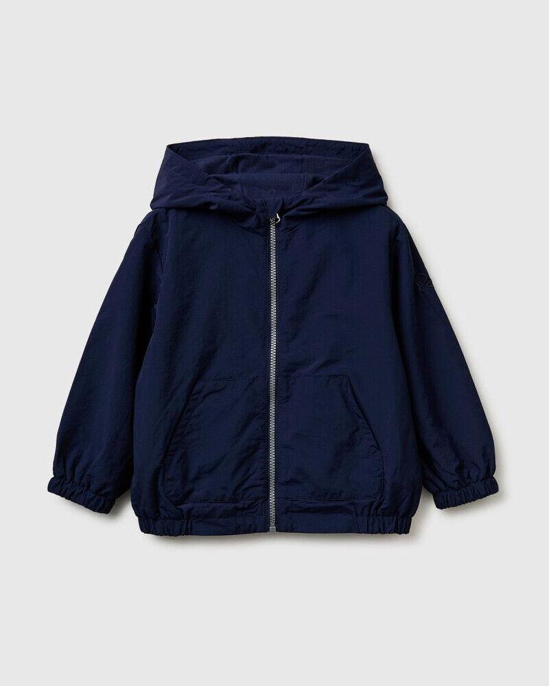 Benetton Jakna za dječake Rain Defender 2IGGGN049P-252-XS, Teget