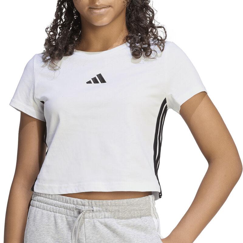 Adidas Majica za djevojčice 3S Baby TEE, Bijela