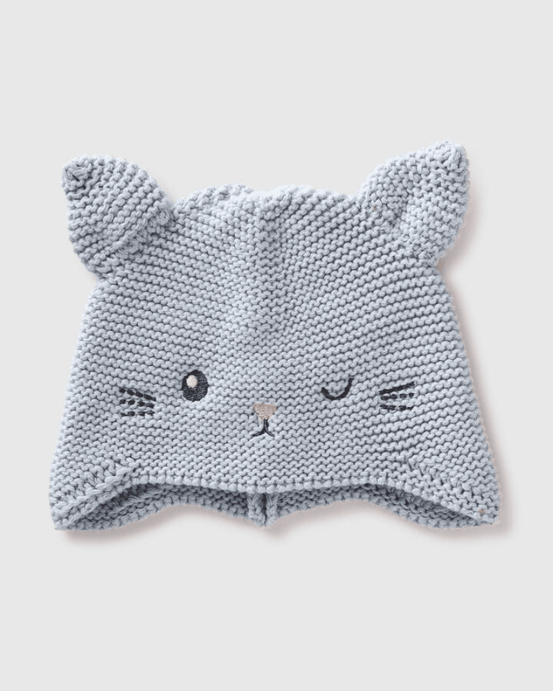 Benetton Kapa za bebe 600CRA002W-33W-62, Siva
