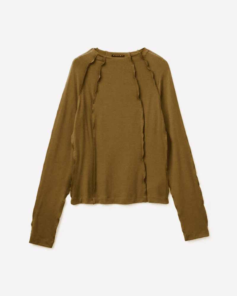 Benetton Ženska majica 3XEPL108K-064-S, Kaki