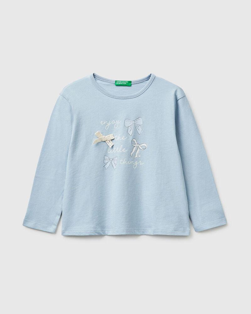 Benetton Majica za bebe 3I1XG10MDP-12C-90, Svijetloplava
