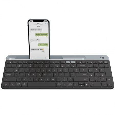 Logitech Bežična tastatura K580, Slim, Bluetooth, Crno-siva