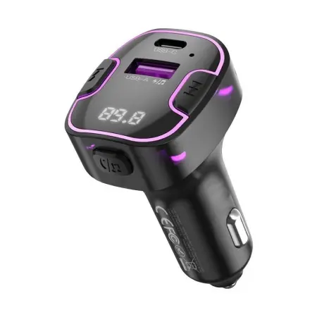 XO FM Transmiter BCC12, Bluetooth + Auto punjač, 3.1A, Crni