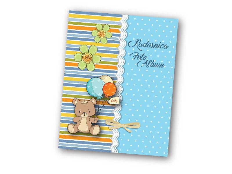 Pulse Radosnica za dječake sa foto albumom, Plava