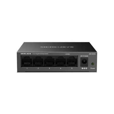 Mercusys Switch MS105GS, 5x10/100/1000, Crni