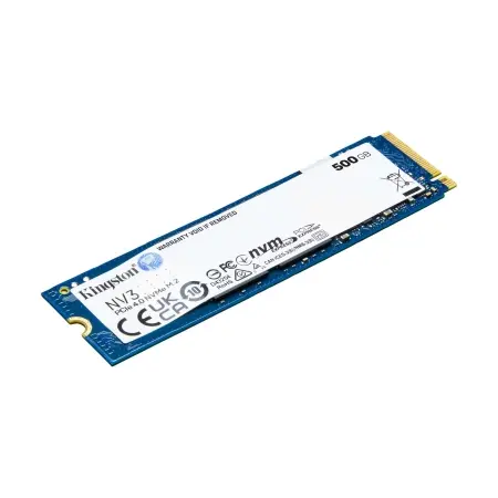 Kingston SSD, 500GB NV3, M.2, NVMe, Plavi