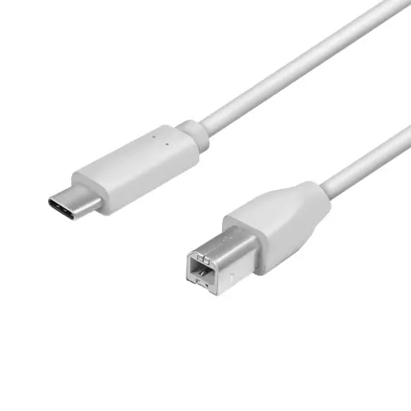LogiLink Tip-C na USB-B kabl CU0161, 2m, Sivi
