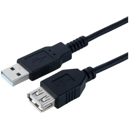 LogiLink Produžni USB kabl CU0010B, 2m, Crni