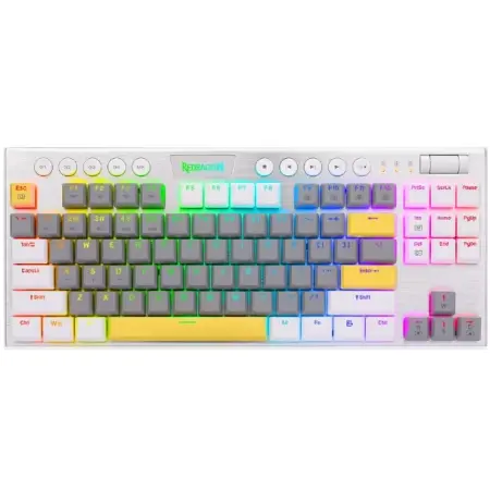 ReDragon Mehanička gaming tastatura K621, Plavi svičevi, RGB, Bijela