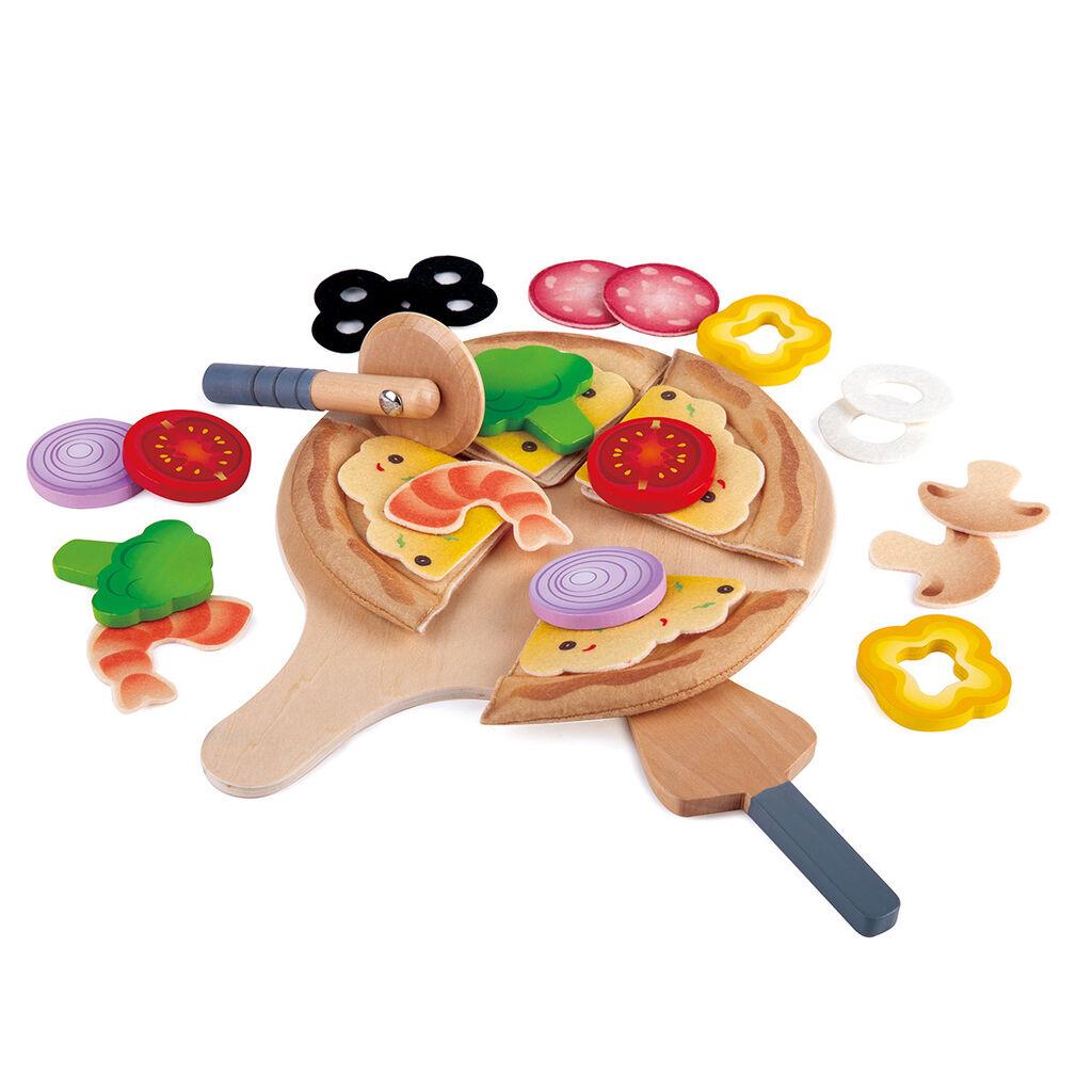 Hape Dječija drvena igračka pizza E3173, 3+