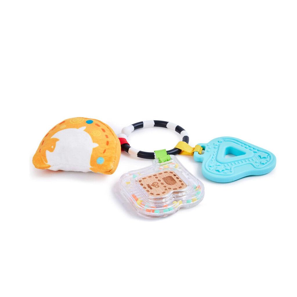 Hape ABC set mlinac+zvečka+plišana igračka E0129, 3m+