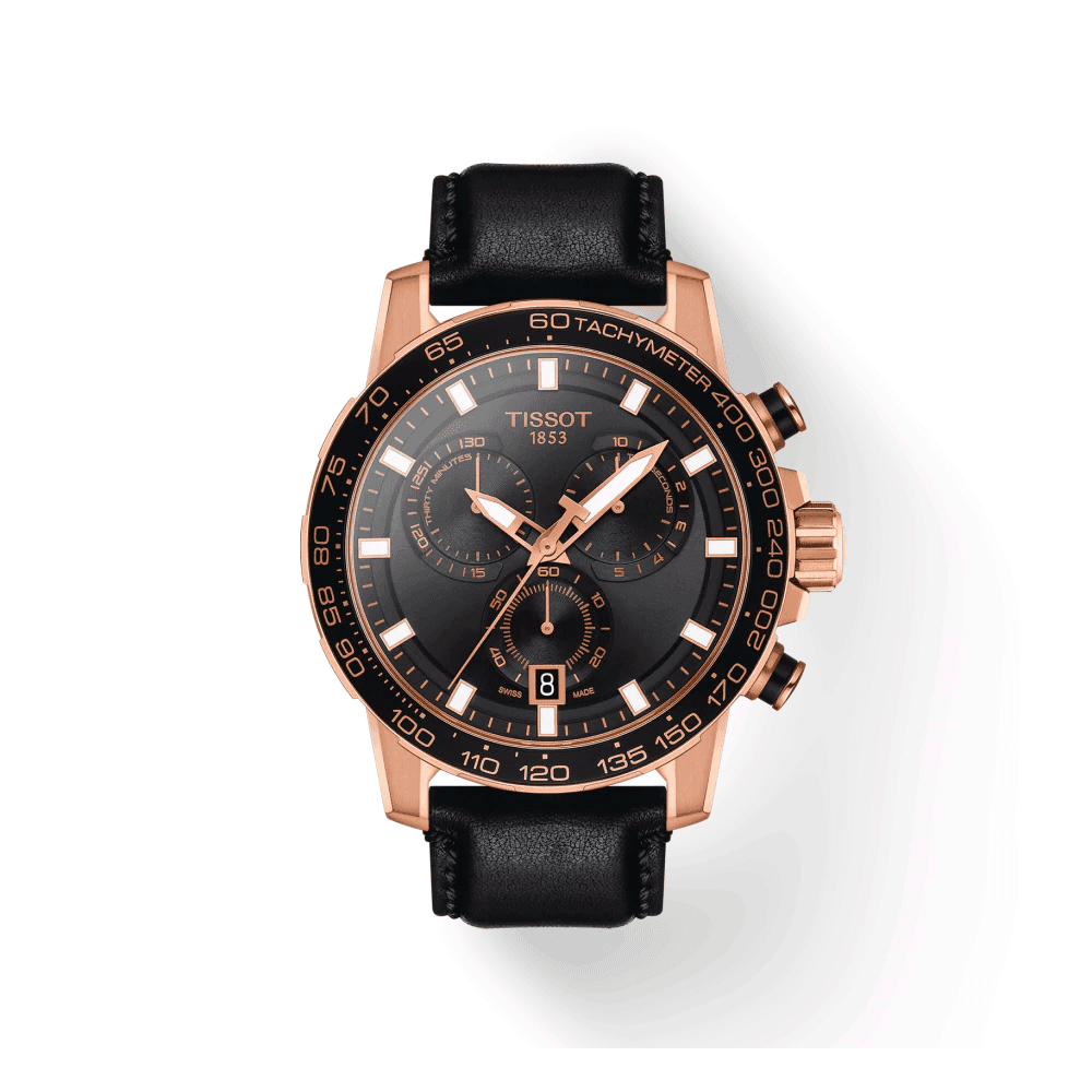 Tissot Muški sat T125.617.36.051.00, Kvarcni mehanizam, Crno kućište, Crne boje