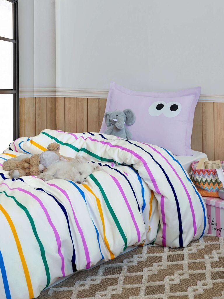 L'essentiel Maison Komplet posteljine Funny, 140x200 cm, Bijela