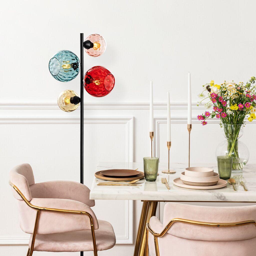 Opviq podna lampa Benek-20-15-14516, crna